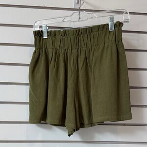 Double Zero High Waist Olive Shorts
